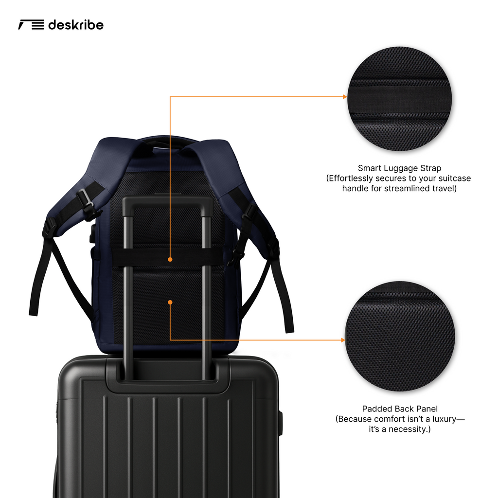 Linea Laptop Backpack (Blue)