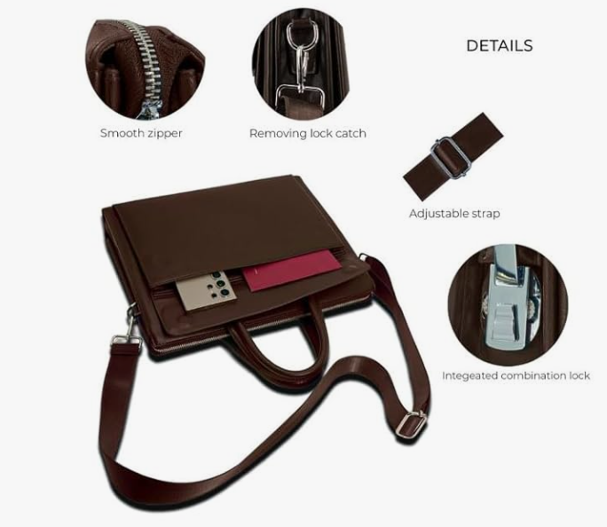 VECTOR Laptop Bag (Brown)